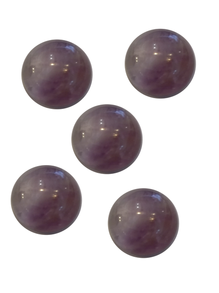 Cabochon pierre semi-précieuse améthyste 12 mm