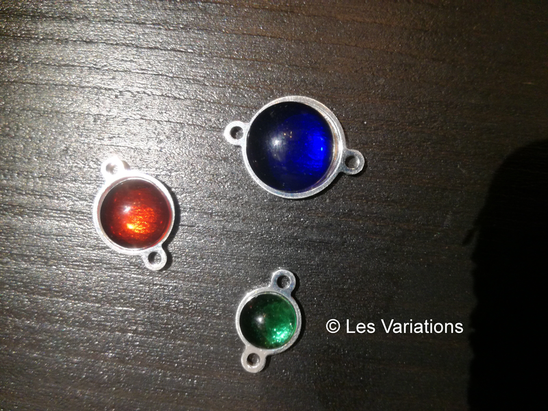 support pour cabochon 2 anneaux 6 mm - argent 925