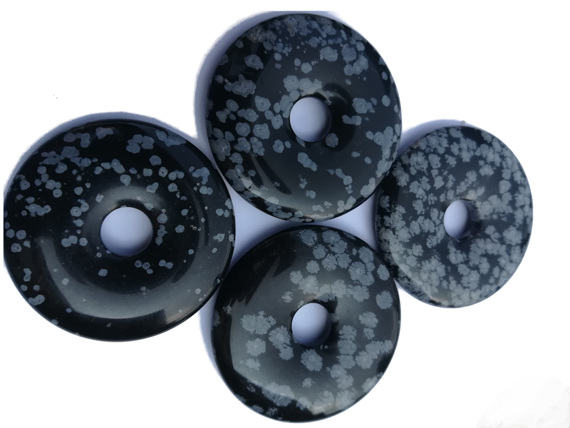 Donut obsidienne floçon de neige