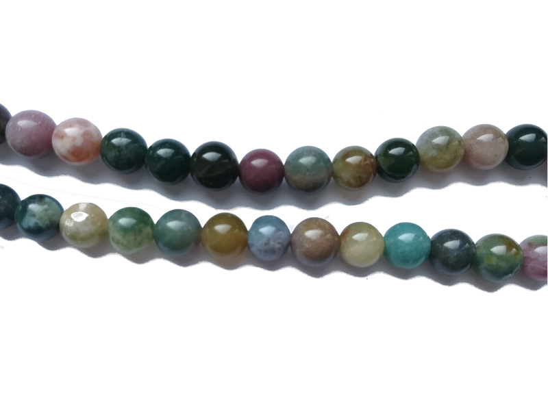 Perle en pierre naturelle Aventurine - ronde - multi couleur - 10 mm