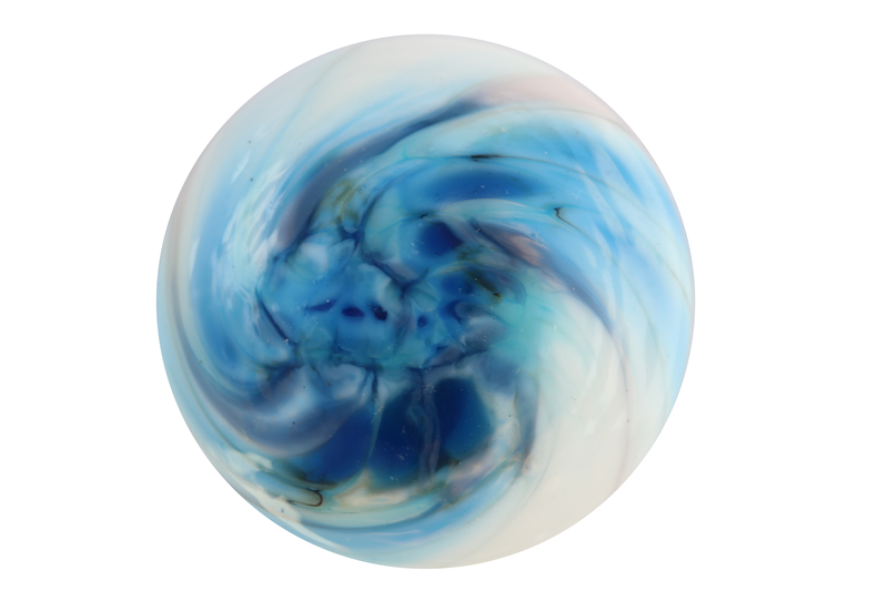 Cabochon en verre artisanal - la constellation 2 - bleu