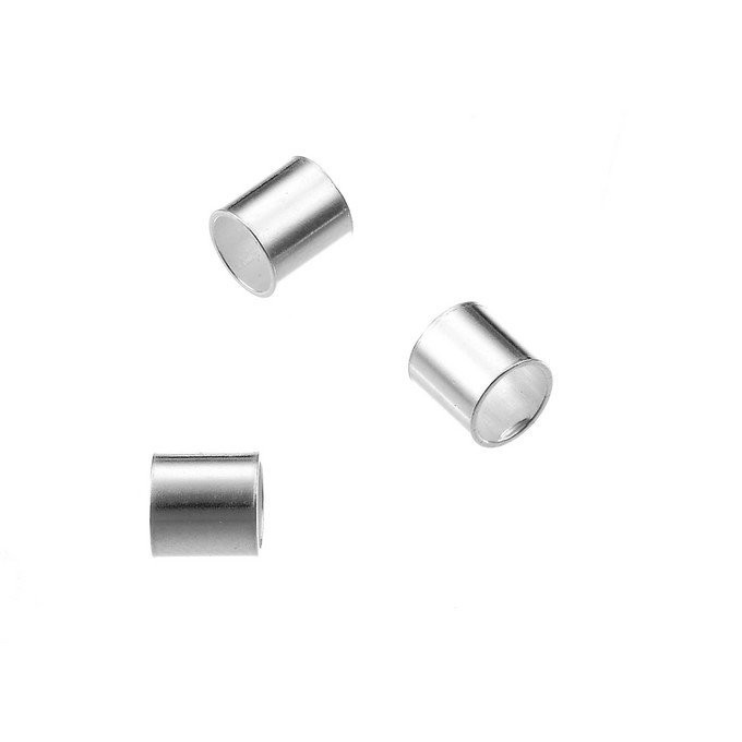 Embouts tube 3.5 x 3 mm - en argent 925