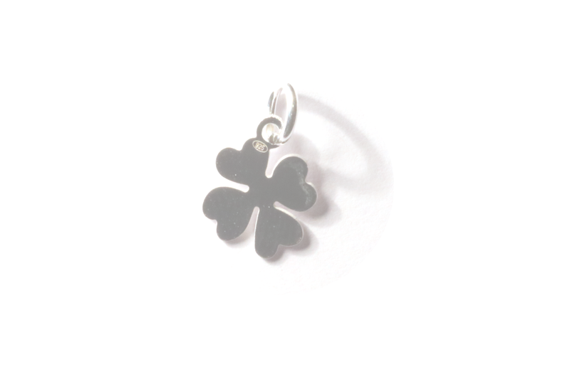 Breloque trèfle à 4 feuilles en argent 925