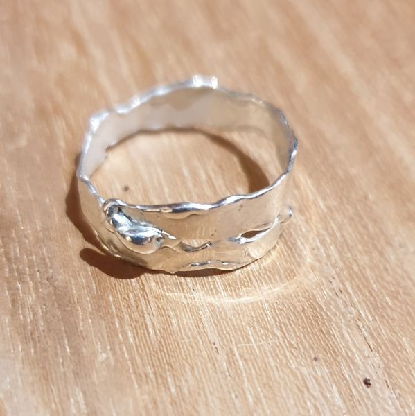 Bague l'anneau - bijoux en argent 925 - collection Karin Fontaine