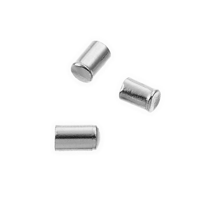 Embouts de fin de 1,5 mm à coller - en argent 925