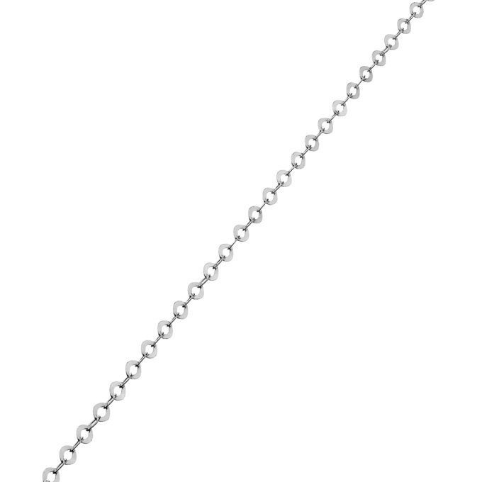 Chaîne Forçat maillon plat 1,5 mm fil 0,1 mm- en argent 925 - par 10 cm