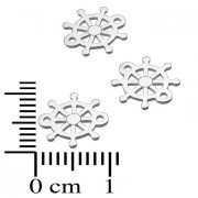 Intermédiaire pour Bracelet - Roue de bateau - en argent 925
