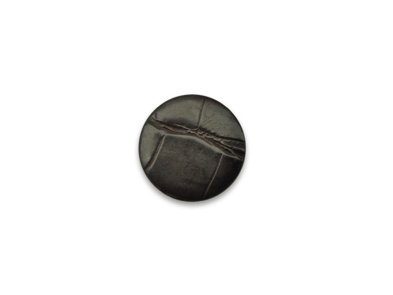 cuir rond brun - 20 mm