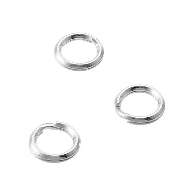 anneau deux tours 7 mm - en argent 925