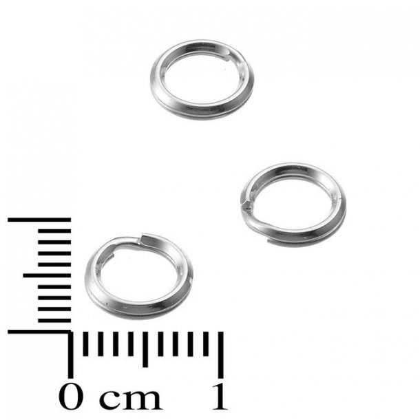 anneau deux tours 7 mm - en argent 925