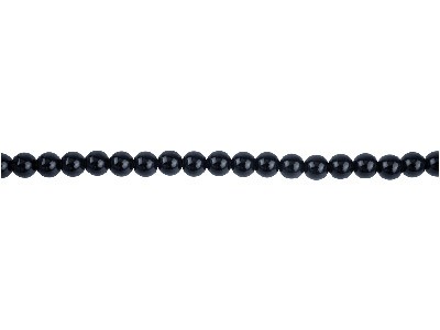 Perle en pierre naturelle - onyx - 6 mm - vendu par 19 cm