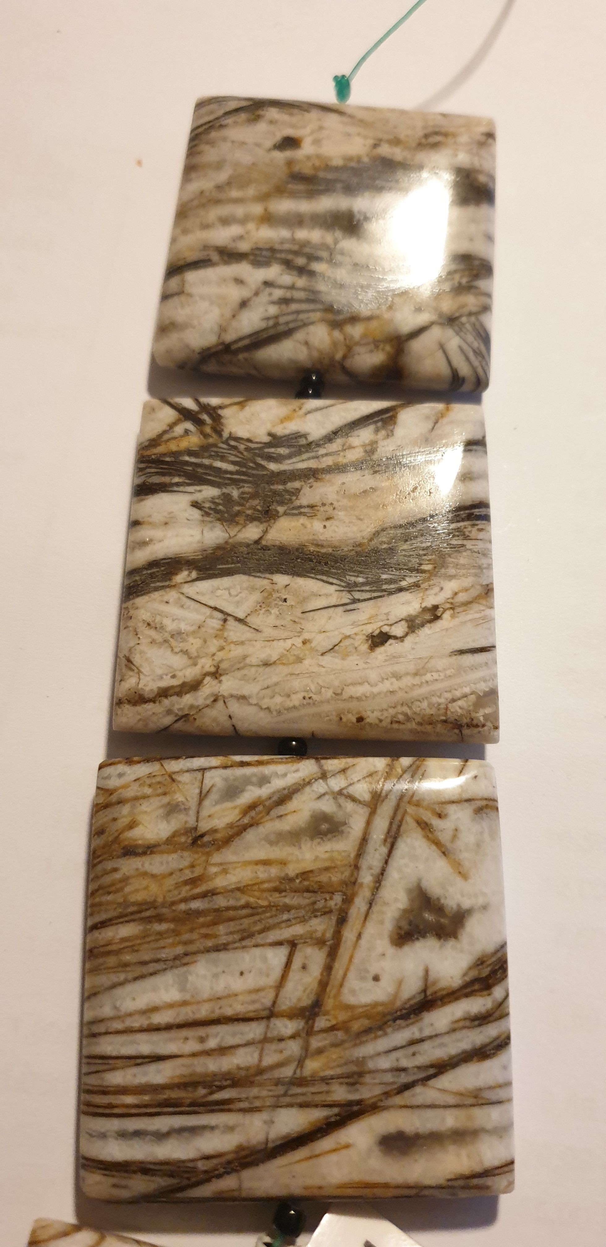 Agate carré 38 mm