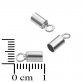 Embouts tube diamètre intérieur 2,85 mm - en argent 925
