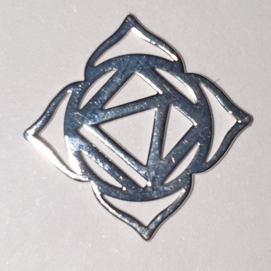 Médatillon Chakra 1 - argent 925