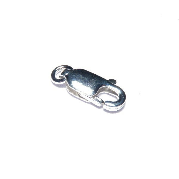 Fermoirs rectangulaires 8mm - en argent 925