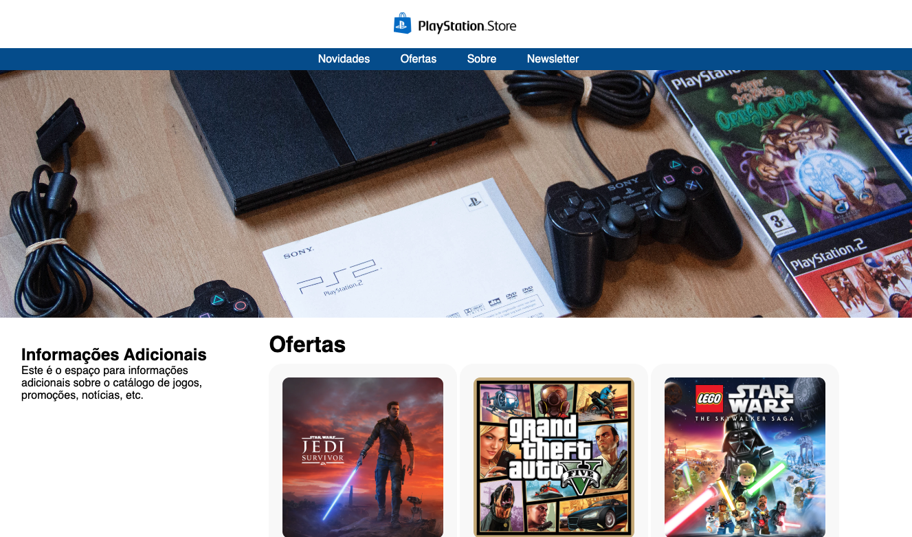 Imagem do projeto Estudo de Semântica e Estrutura HTML5