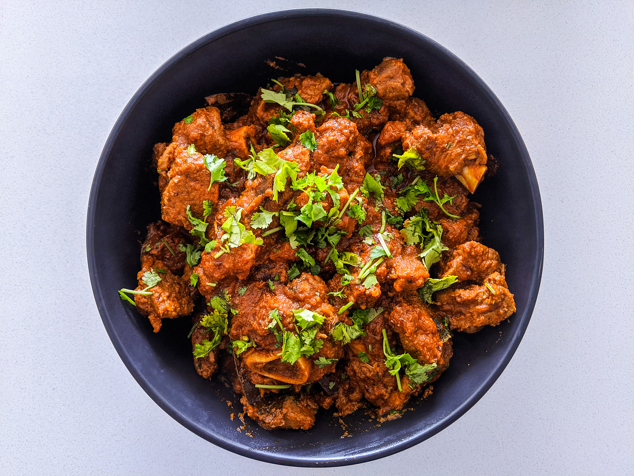 Roasted Capsicum Lamb Curry