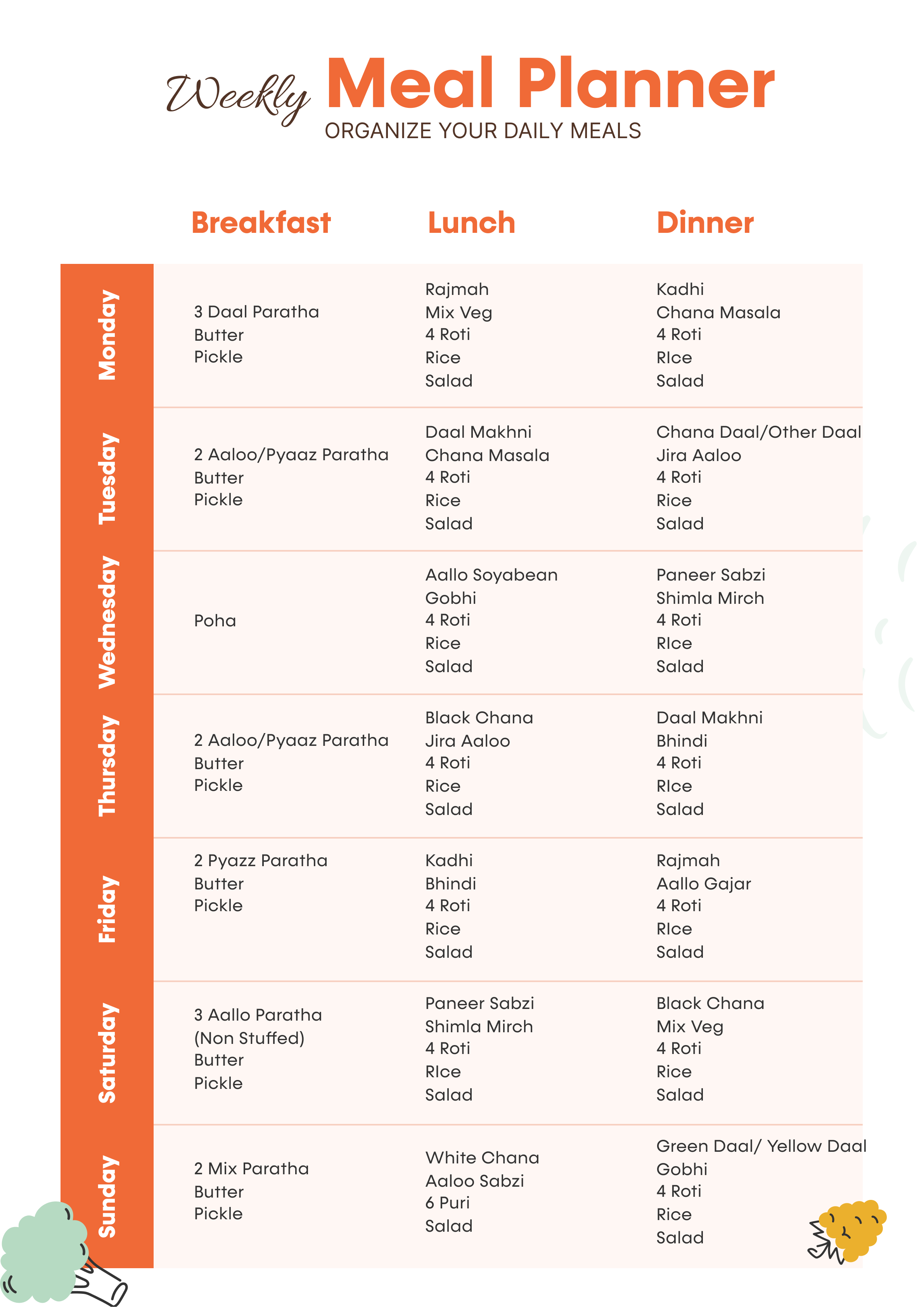 LetsRentz-Tiffin-Service-Food-menu