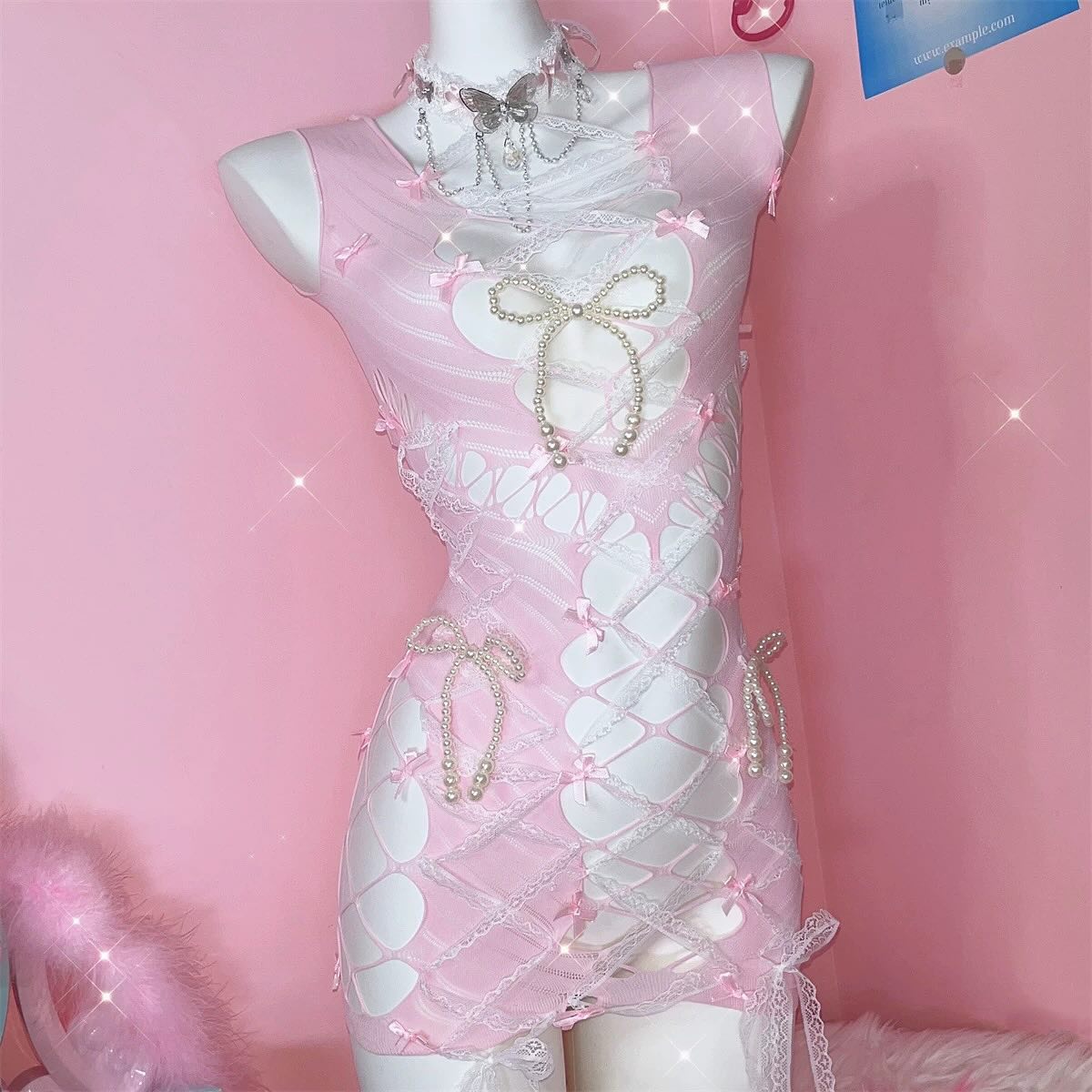 𝑷𝒊𝒏𝒌 𝑩𝒐𝒘 𝑯𝒐𝒍𝒍𝒐𝒘 𝑫𝒓𝒆𝒔𝒔 🎀