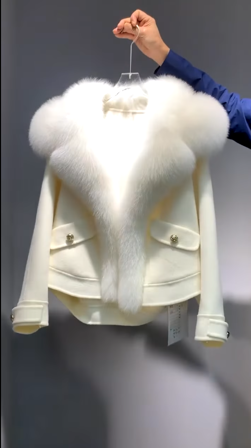 Eliana fur crop jacket