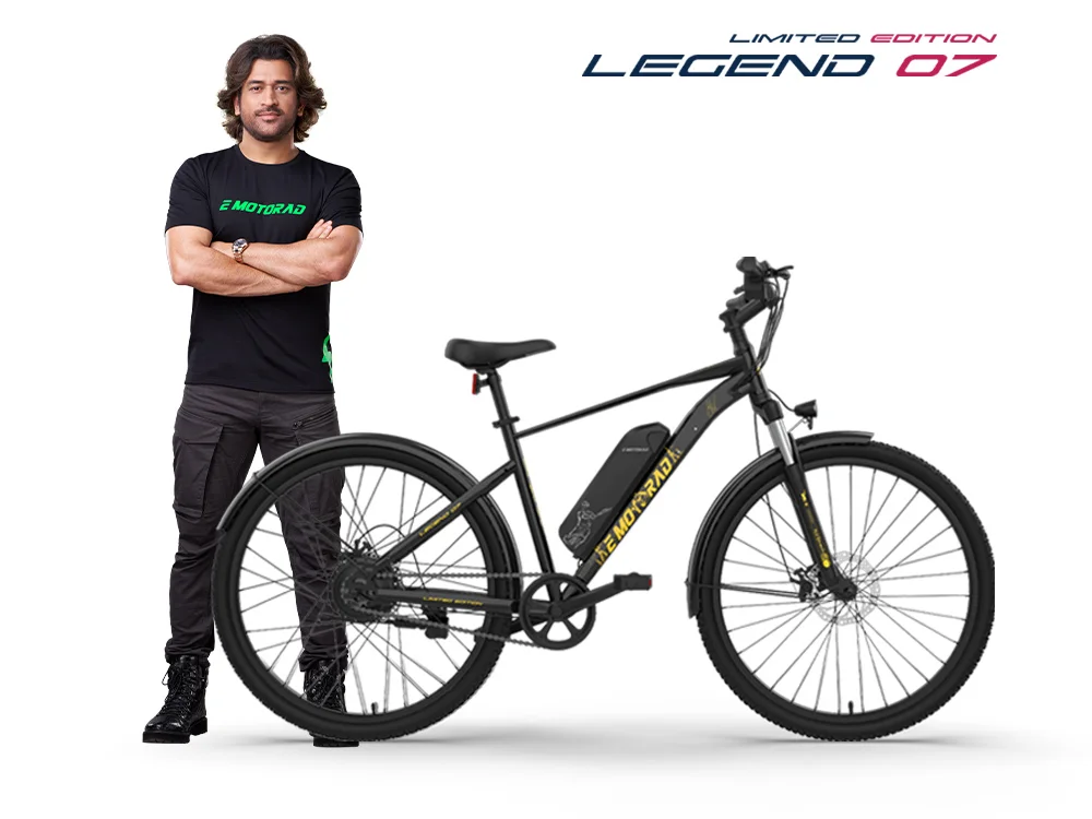 EMotorad Legend 07_27.5_black_inches Single Speed Lithium-ion (Li-ion) Electric Cycle view 1