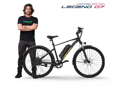EMotorad Legend 07_27.5_black_inches Single Speed Lithium-ion (Li-ion) Electric Cycle