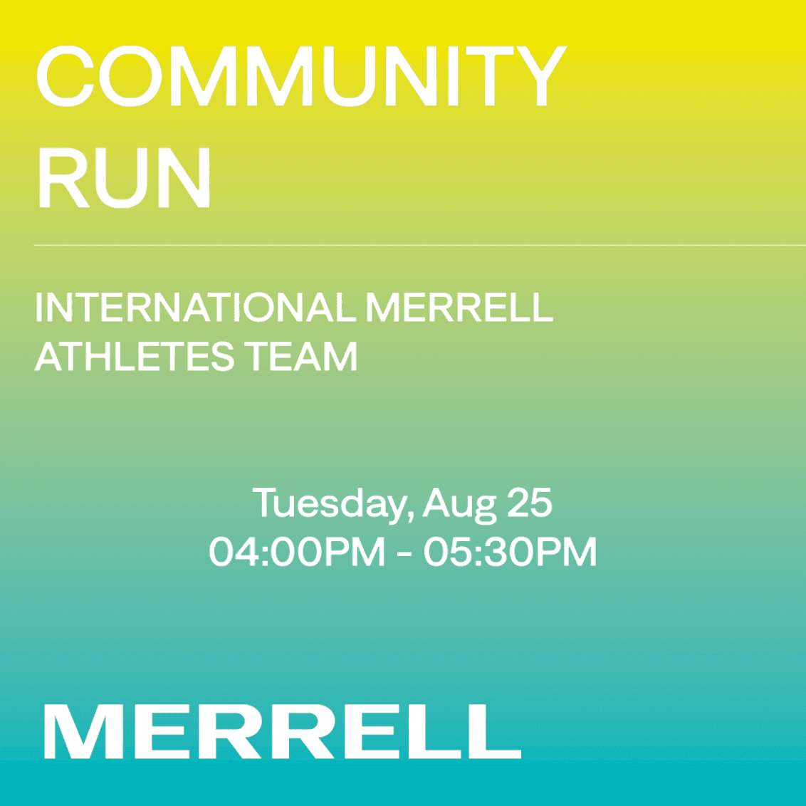 Merrell Community Run