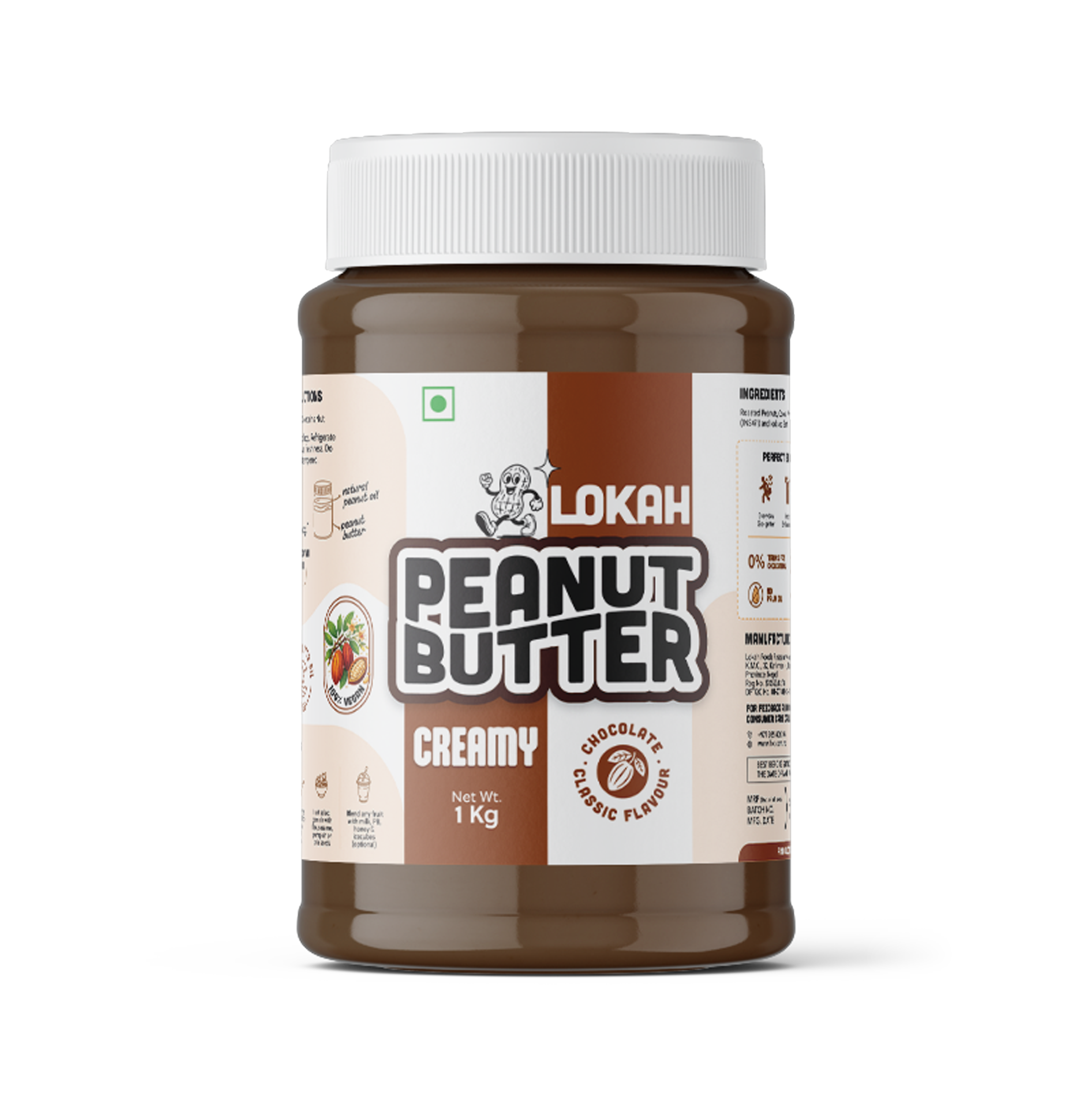 Chocolate Peanut Butter - Crunchy — 1kg
