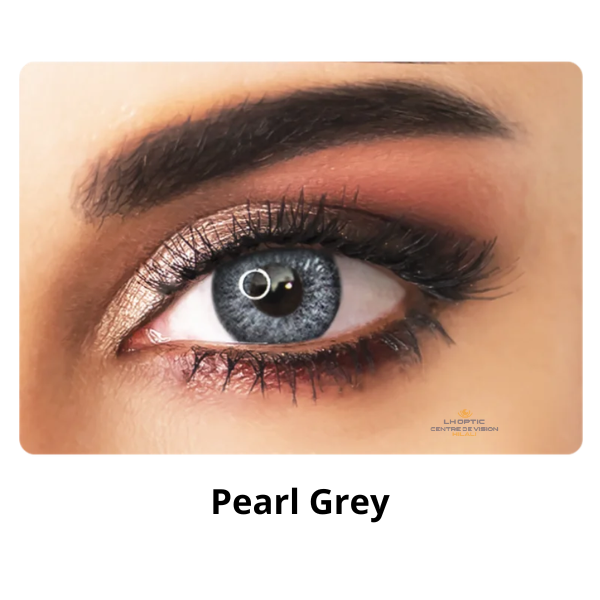 Adore Pearl – Lentilles colorées trimestrielles – Pearl Grey
