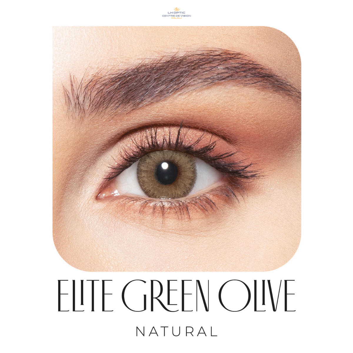 Bella Elite Contact Lenses – Lentilles colorées trimestrielles – Elite Green Olive