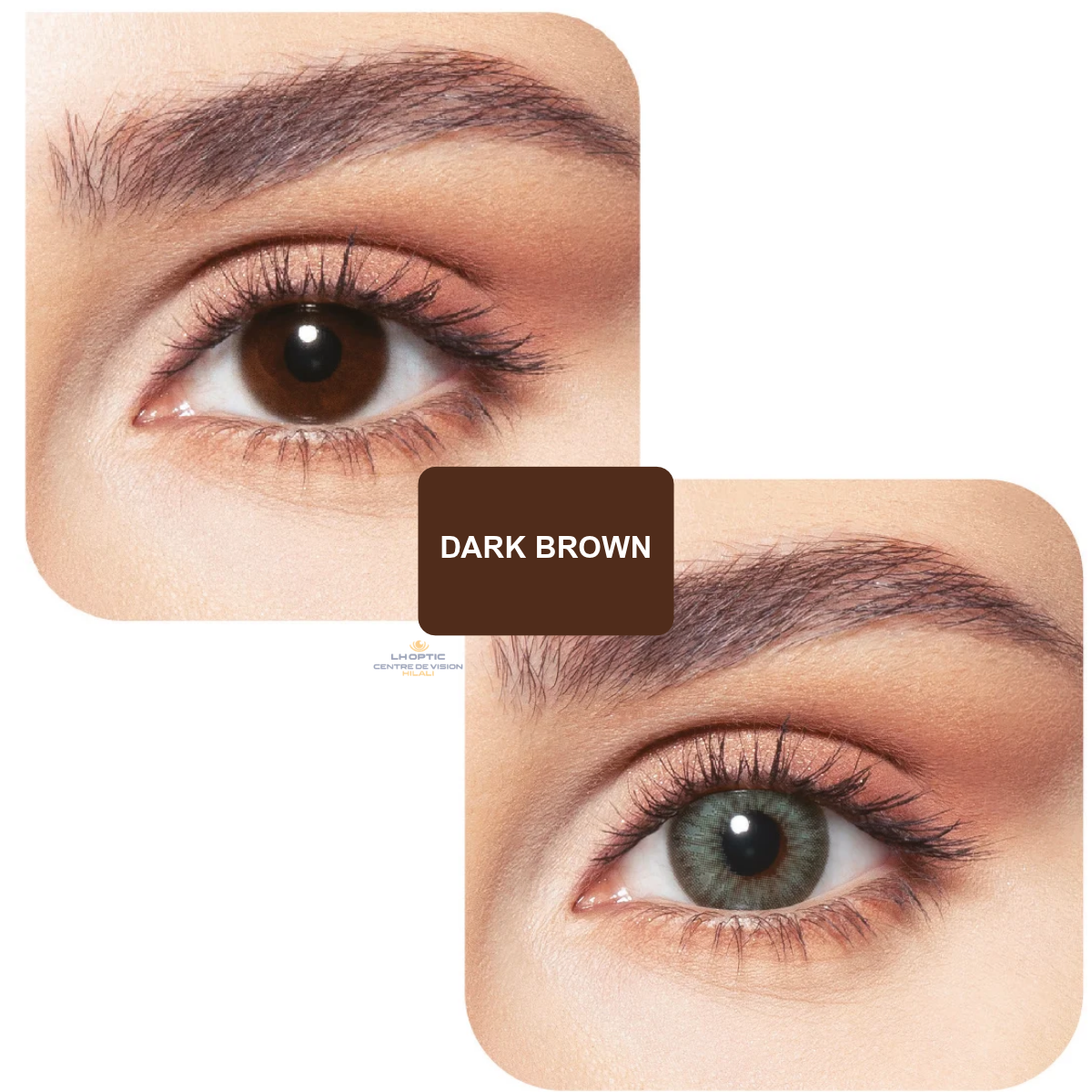 Bella Diamond Contact Lenses – Lentilles colorées trimestrielles – Diamond Gray Green – vue 2