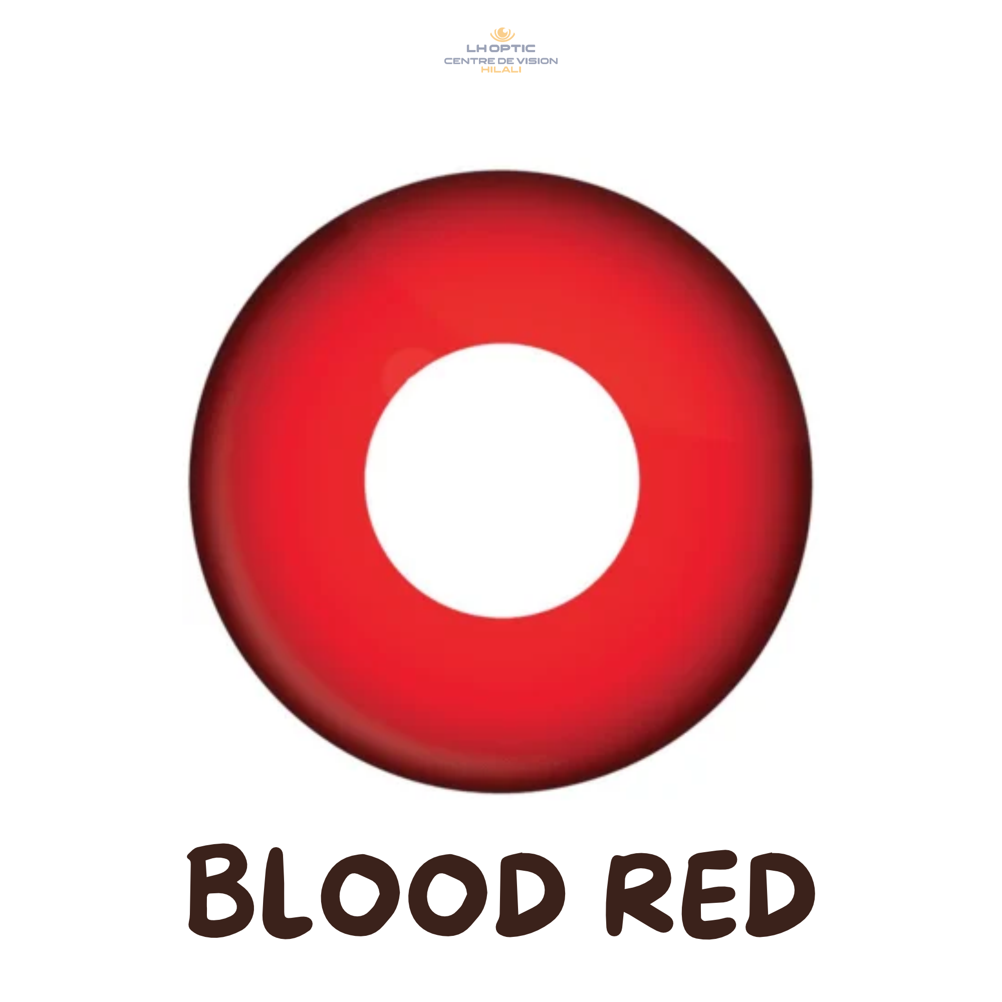 Lentille Halloween Faceloox – Lentilles colorées – Blood Red