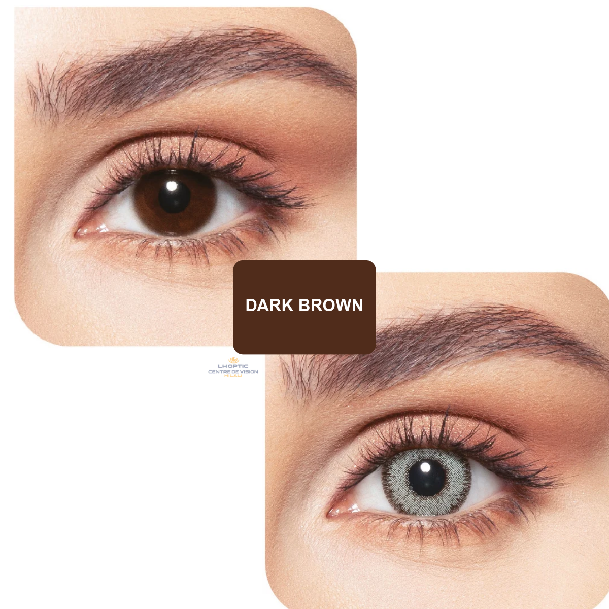 Bella Glow Contact Lenses – Lentilles colorées – Glow Husky Gray Green – vue 2