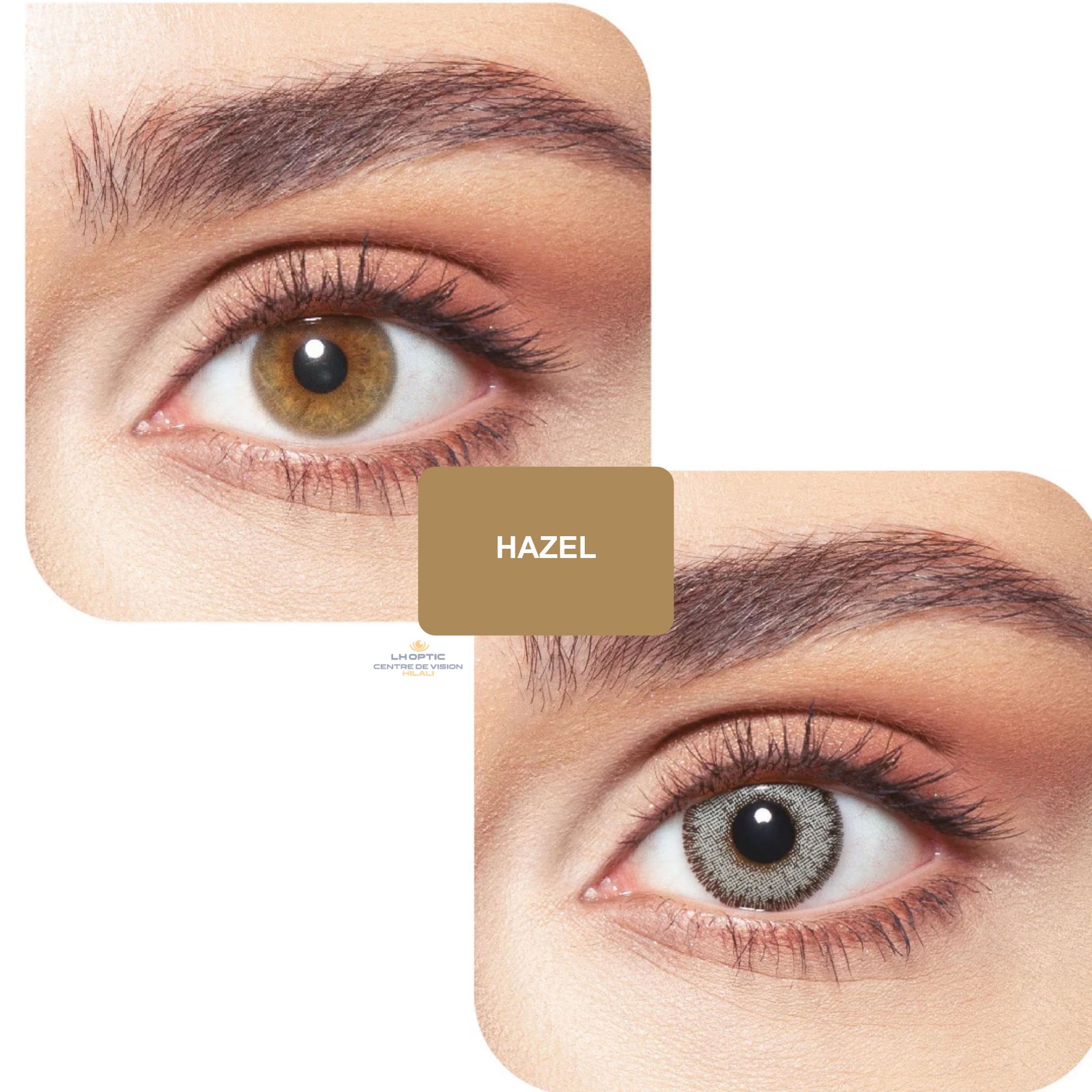 Bella Glow Contact Lenses – Lentilles colorées – Glow Husky Gray Green – vue 4