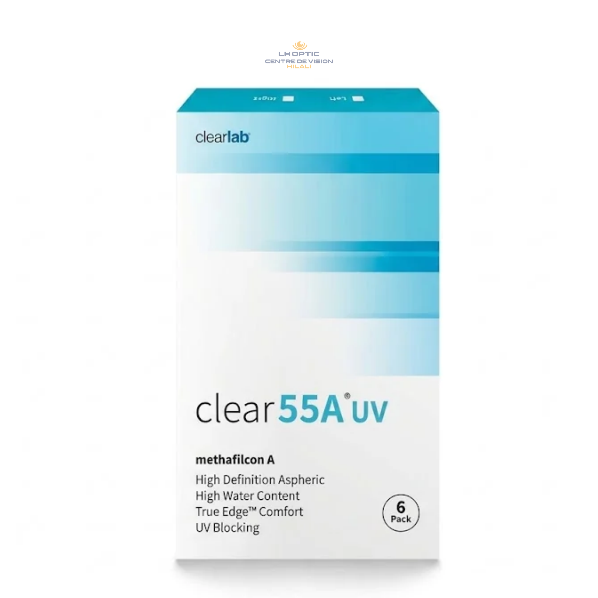 Clear 55 A – Lentilles mensuelles