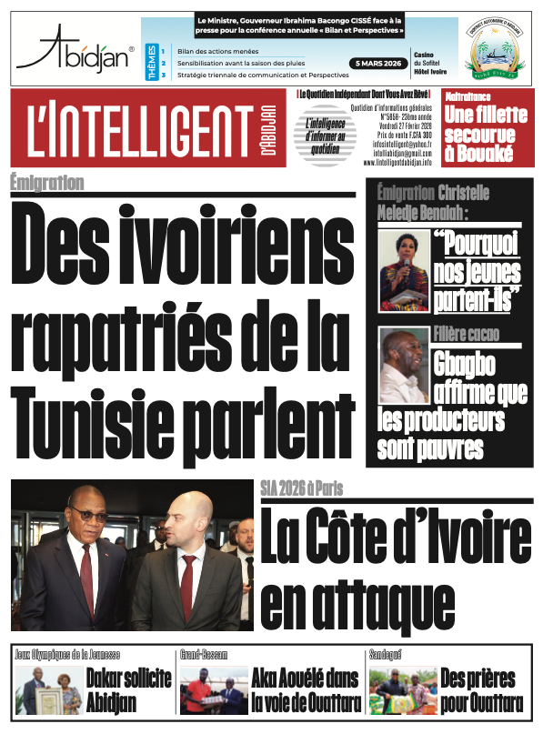 L'Intelligent d'Abidjan N°5658