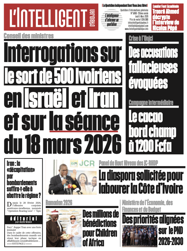 L'Intelligent d'Abidjan N°5660 BIS