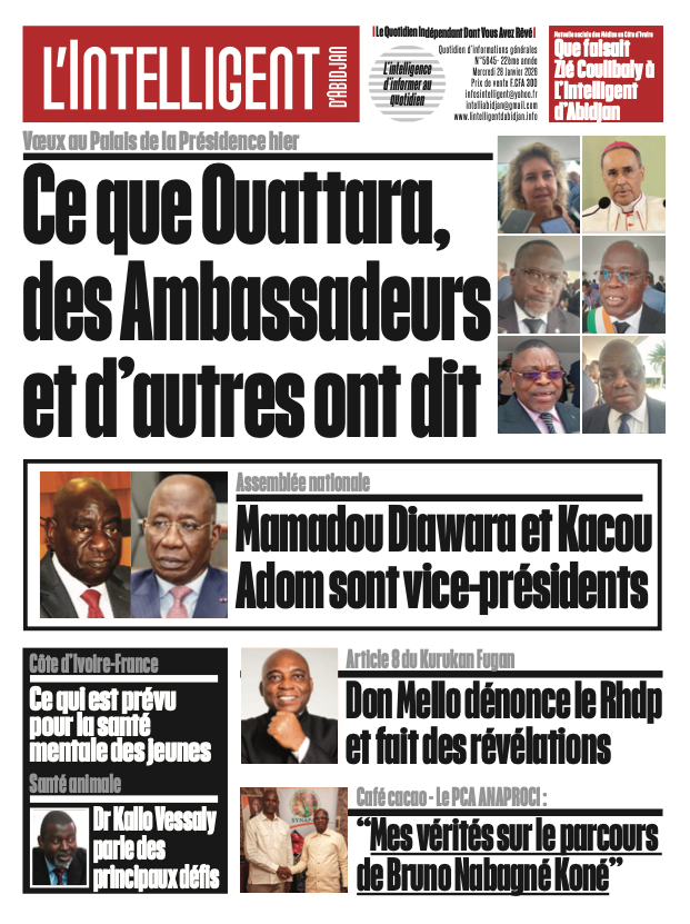 L'Intelligent d'Abidjan N°5645