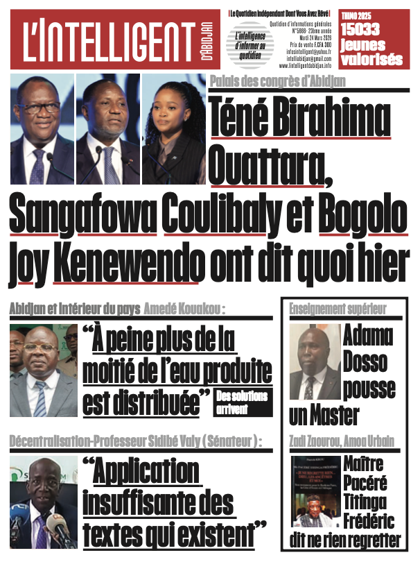 L'Intelligent d'Abidjan N°5667