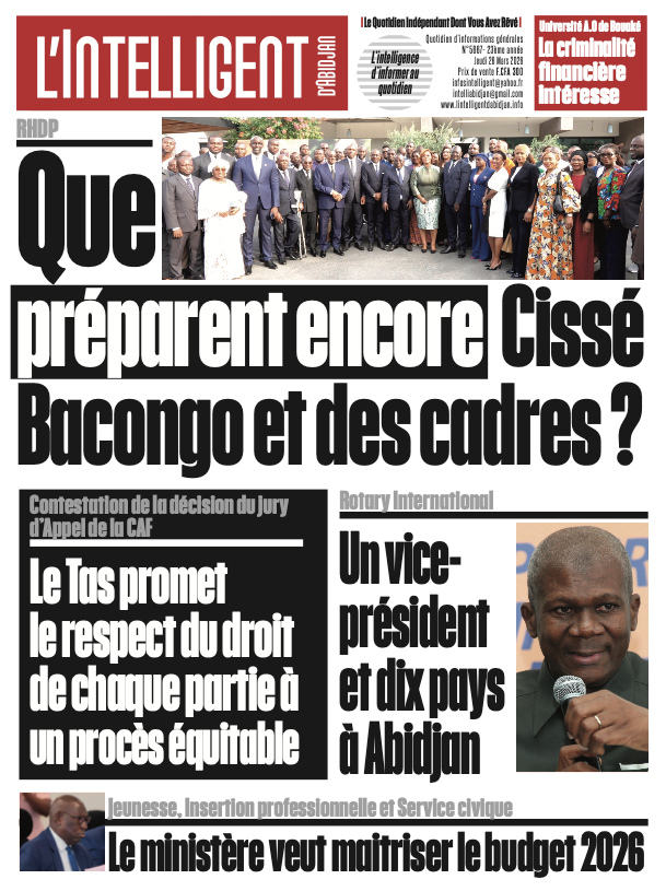 L'Intelligent d'Abidjan N°5668