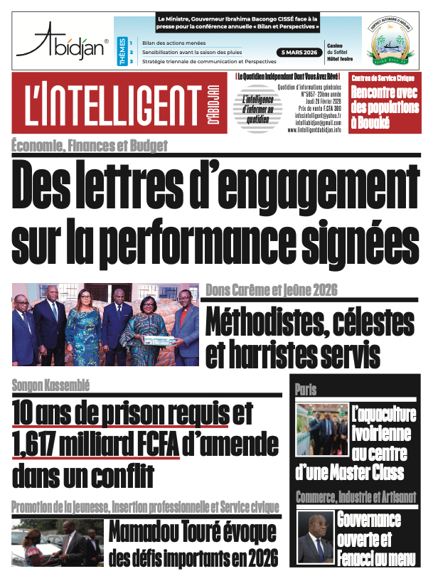 L'Intelligent d'Abidjan N°5657 BIS