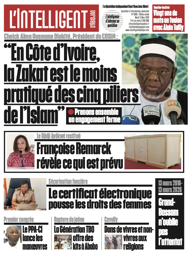 L'Intelligent d'Abidjan N°5665