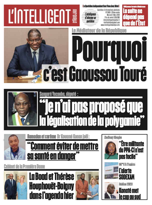 L'Intelligent d'Abidjan N°5663