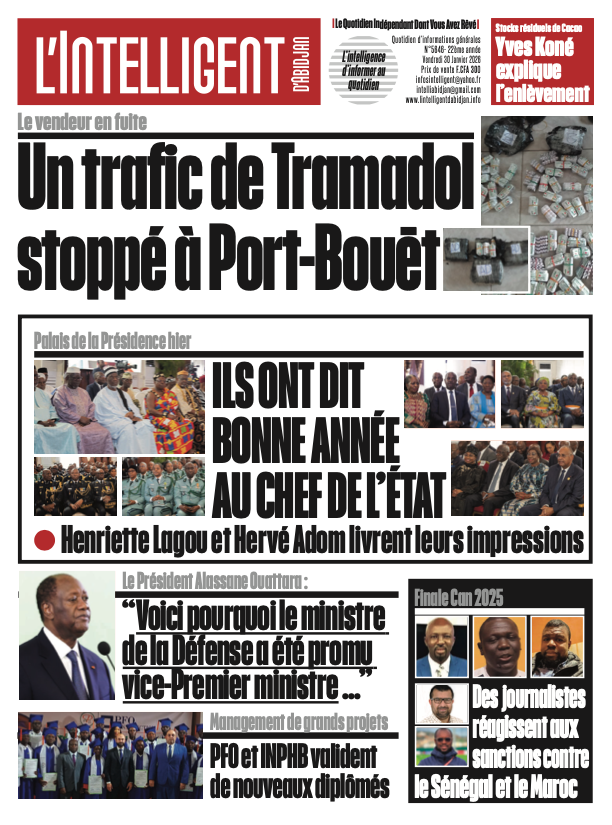 L'Intelligent d'Abidjan N°5646