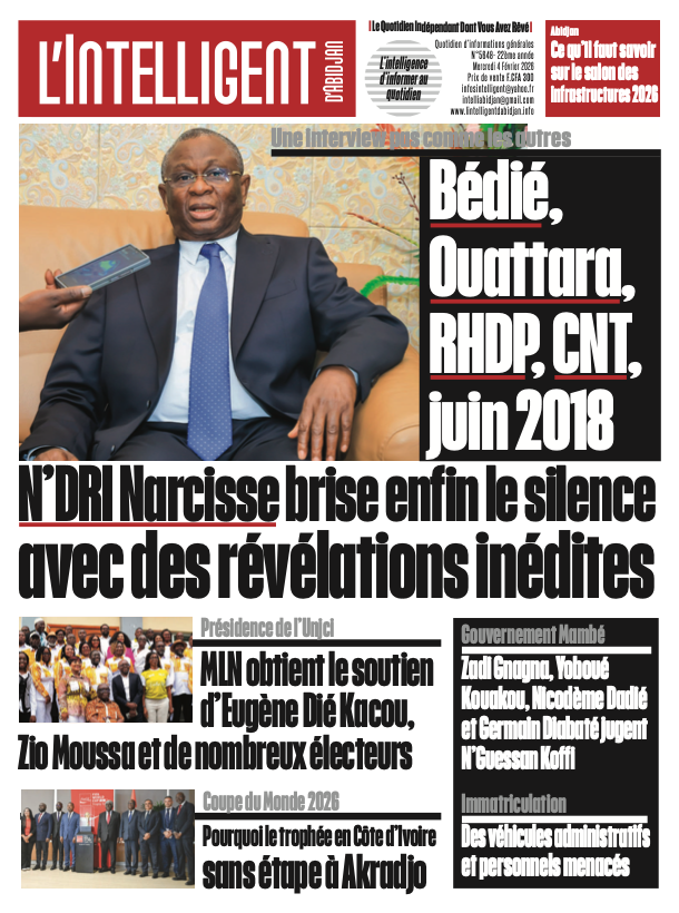 L'Intelligent d'Abidjan N°5648