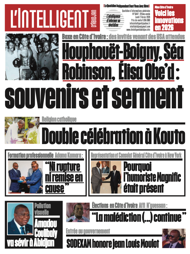 L'Intelligent d'Abidjan N°5647