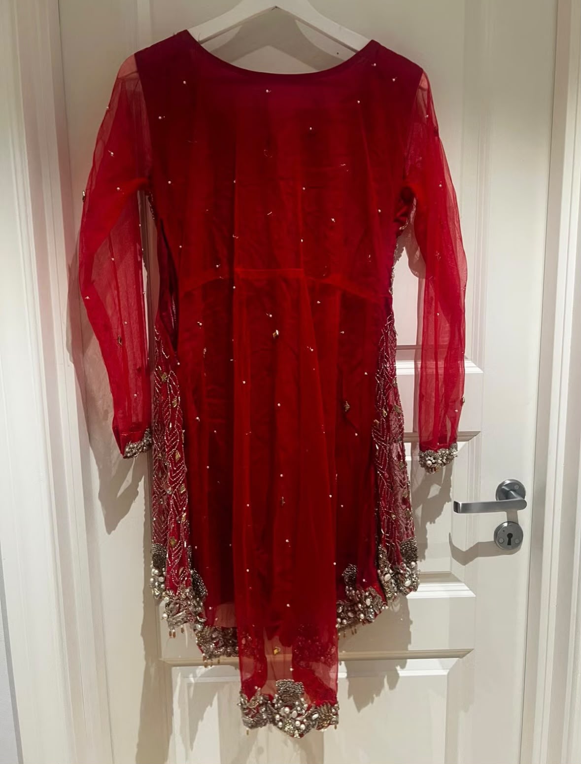 Pakistani wedding Sharara - used only once. Like new thumbnail 3