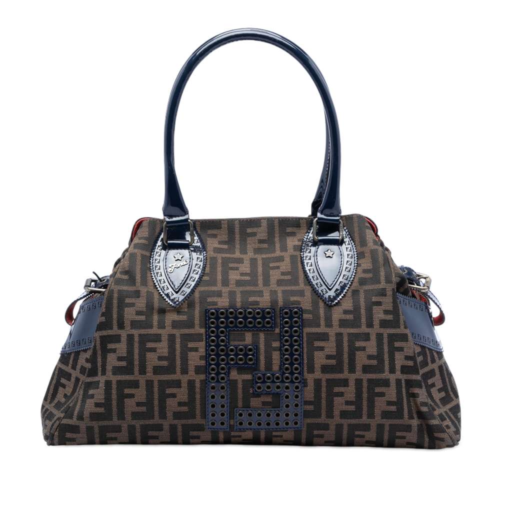 Fendi Zucca Canvas Etniko Du Jour Handbag