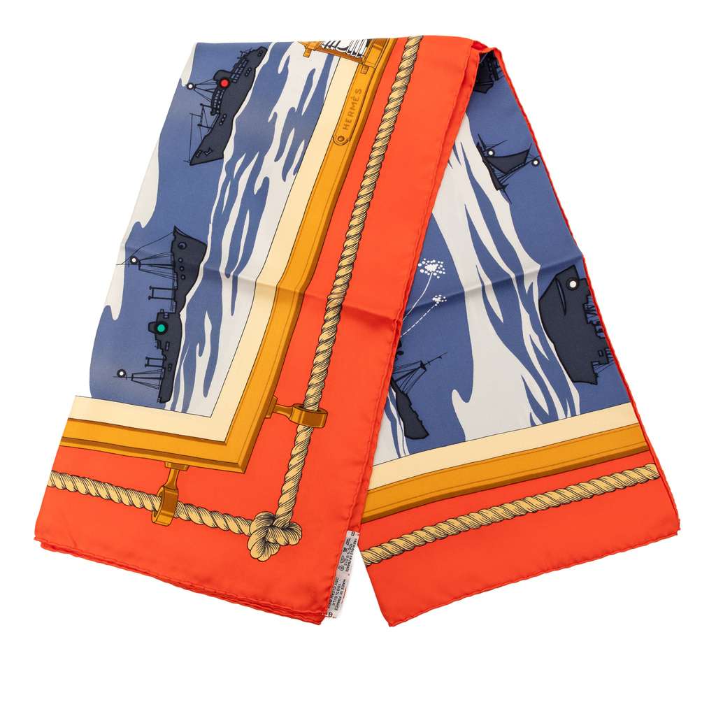 Hermès Feux de Route Silk Scarf 90