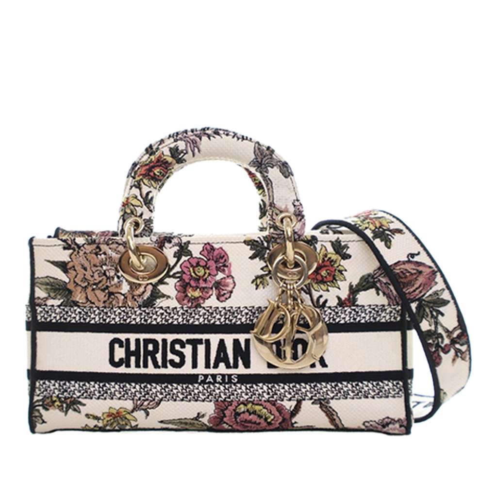 Dior Medium Embroidered Floral Canvas Lady D Joy